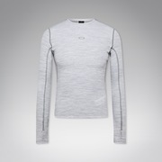 W. Spruce Wool LS Base Layer - Cement Melange