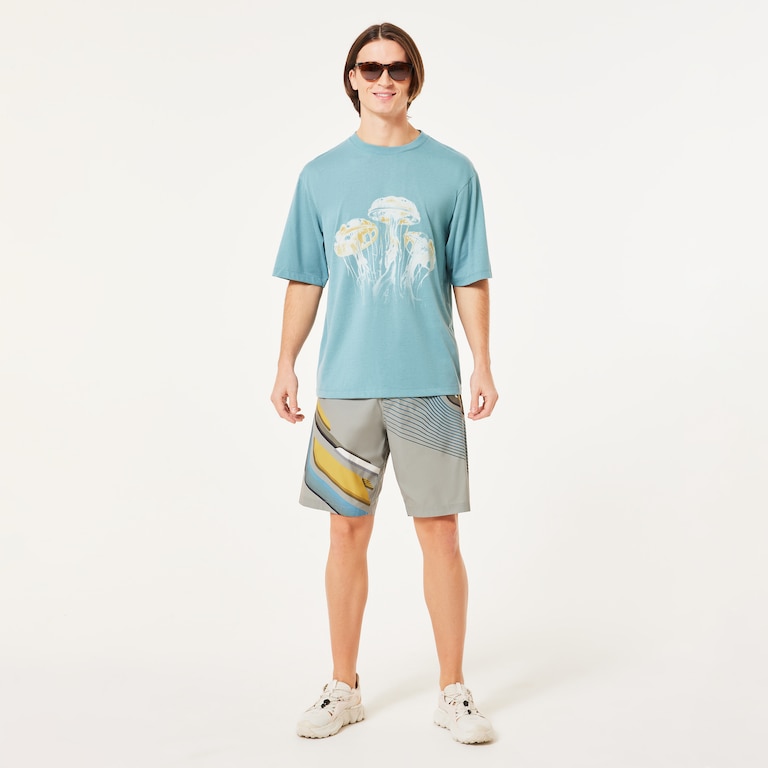 Striped 19'' Boardshort - Boulder Green