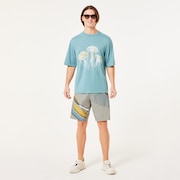 Striped 19'' Boardshort - Boulder Green