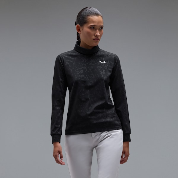 Elevate Embossed LS Mock Shirt