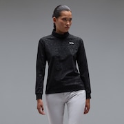 Elevate Embossed LS Mock Shirt