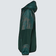 Wanderlust Fz Hoodie - Green/Mountain Td Print