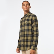 Cabin Button Down LS - New Dark Brush Check