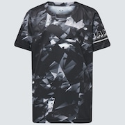 （子供用) Striking Qd S/S Tee Ytr 1.0 - Black Print