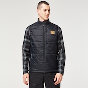 Tc Skull Puffy Vest - Blackout