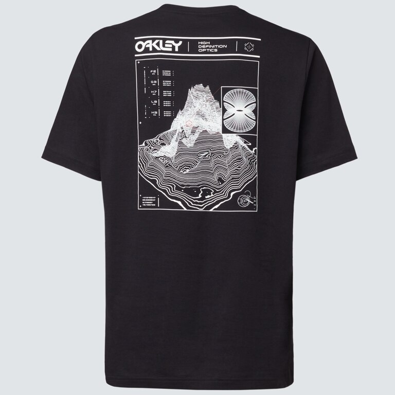 Topo Map Tee - Blackout