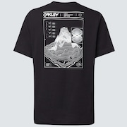 Topo Map Tee - Blackout