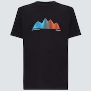 Graphic Waves Tee - Blackout