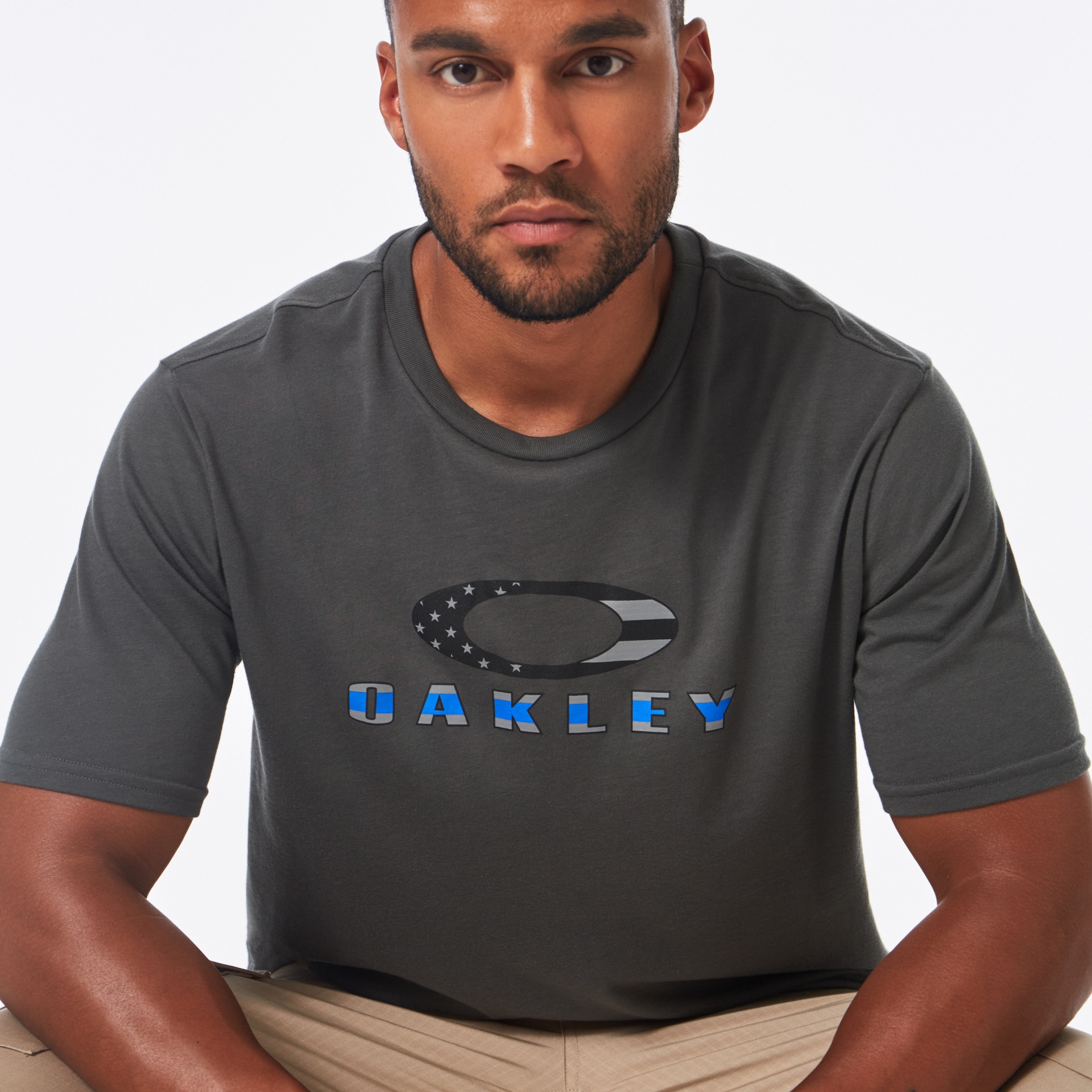 Oakley Men's Si Oakley Tbl Logo Tee - Shadow Size: M