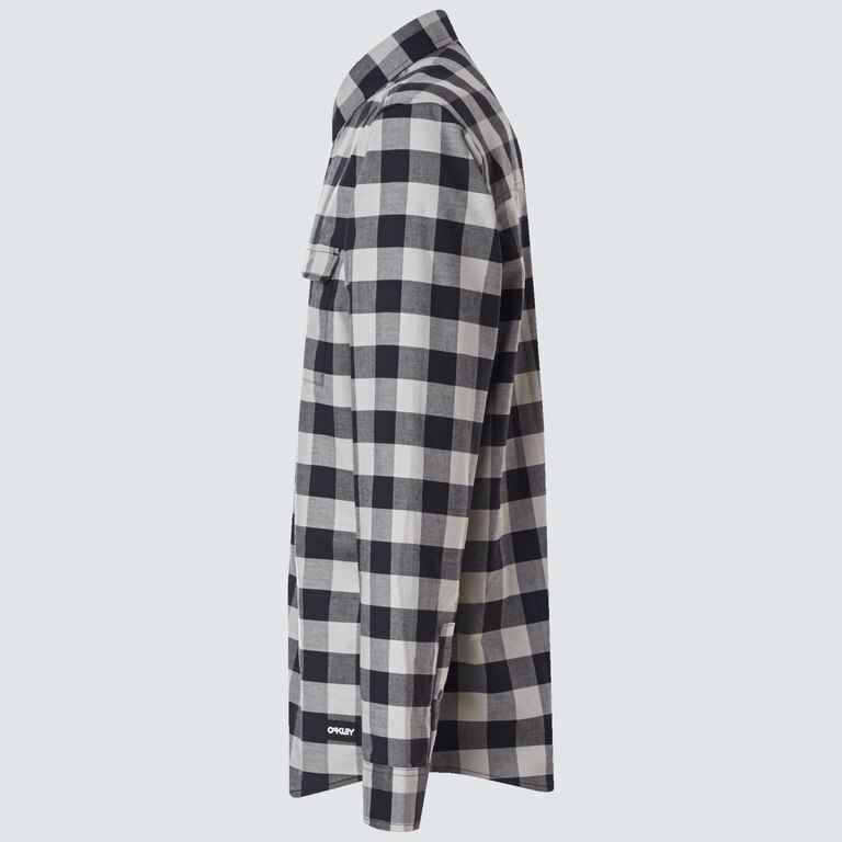 Checkered Ridge Long Sleeve - Stone Gray