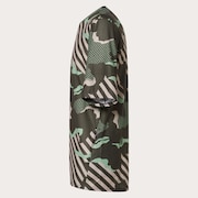 Ride Free Ss Jersey - Green Stripe/Grip Camo