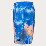 Canary Palms Rc 18" Beachshort - Palms Clouds Blue