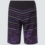 Split Floral 20 Rc Boardshorts - Purple Flower/Stripe