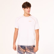 Fingerprint Rashguard - White