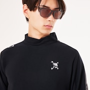 Skull Hybrid Pullover Jacket - Blackout