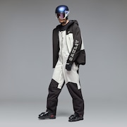 Timberline Shell Bib ​ - Pitch Black/White