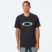 Blurred Static Icon Tee - Blackout