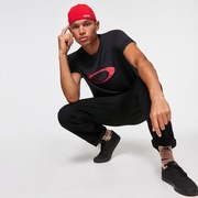 Laser Stripe Ellipse Tee - Blackout