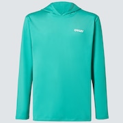 Rainbow Rc Hooded Rushguard - Mint Green