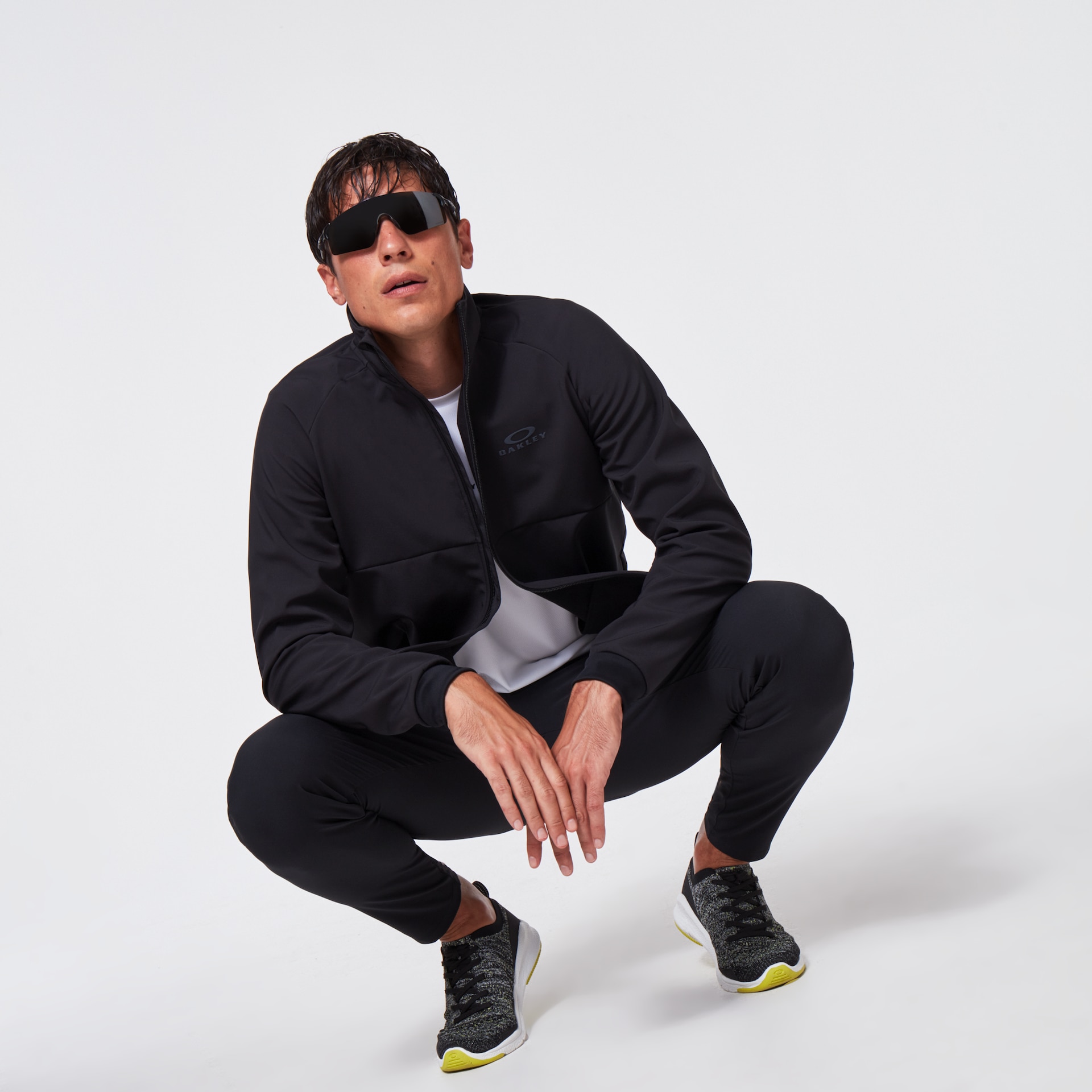 Oakley All Play Softshell Track Jacket in Blackout | Oakley® US