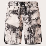 Session Rc 19" Boardshort - Rocks Print Gray