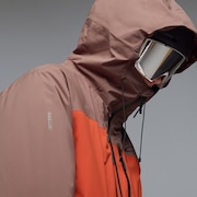 Canopy PRO Insulated Jacket - Dark Umber/Flame Red