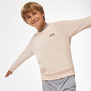 （子供用）Enhance  Fleece Crew Ytr 2.7 - Pink Dust