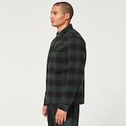 Alpine Plaid Reversible Jacket - Hunter Green