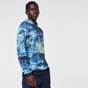 Oakley Cascade Hoodie Fleece in Neon Wave | Oakley® | Official