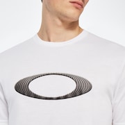 Water Rings Ellipse Tee - White