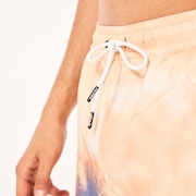 Canary Palms Rc 18" Beachshort - Palms Clouds Orange