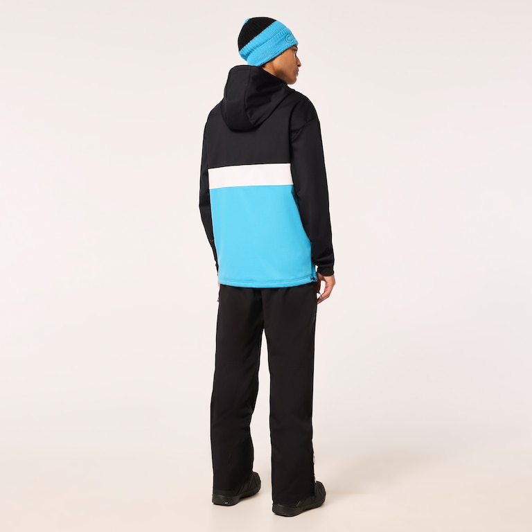 Tnp Nose Grab Softshell Hoodie - Black/Bright Blue