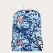 The Freshman Packable Rc Backpack - Tiger Flowers Camo Blue