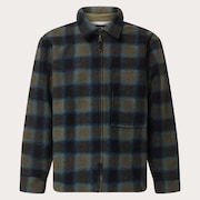 Off-Slope Overshirt - Army Green Check