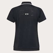 Elevate Squeeze Hem Polo - Blackout