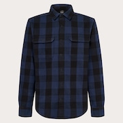 Terraformic LS Button Down - Black/Blue Check