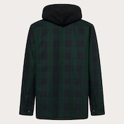 Bear Cozy Hooded Jacket - Black/Green