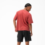 Oakley Thermonuclear Logo SS Tee - Rosewood