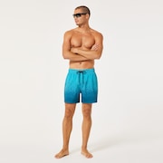 Sand Pixel Rc 16" Beachshort - Monogram Gradient Blue