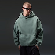 Echo Mod Embroidered Hoodie - Aviator Green
