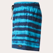 Blur Stripes Rc 16" Beachshort - Blurred Stripe Blue