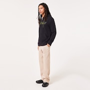 Teddy Full Zip Hoodie - Black/Tiger Mint Camo