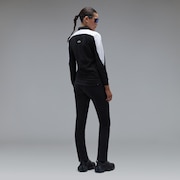 Elevate Color Block LS Shirt - Pitch Black