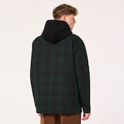 Bear Cozy Hooded Jacket - Black/Green