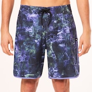 Session Rc 19" Boardshort - Rocks Print Black