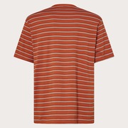 Relax Striped Tee - Grenache/Auburn Stripes