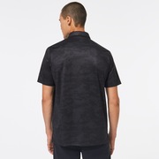 Oakley Reduct Polo - Geometric Print Black