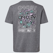 Circled Feathers B1B Tee - New Athletic Gray