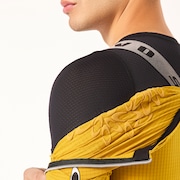 Gridskin Pinstripe SS Jersey - Amber Yellow