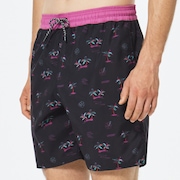 Tropics B1B Rc 18" Beach Short - Tonal Black